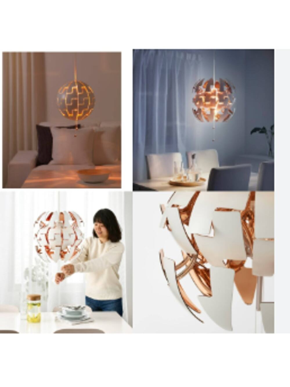 NEW Open Box Ikea PS 2014 Death Star Light Fixture Overhead Modern Space